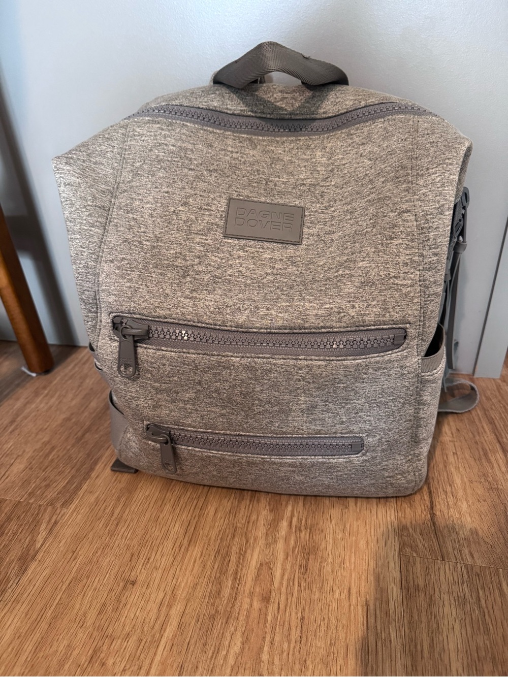 Dagne Dover Heather Gray Diaper Backpack